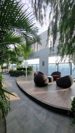 Lobby sitting area