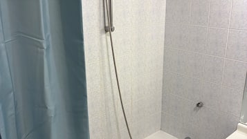 Secador de pelo, toallas, jabón, papel higiénico