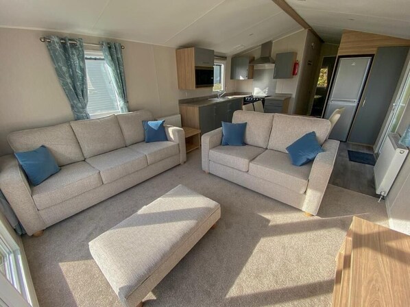 Maison, 3 chambres, patio, vue jardin | Salle de séjour