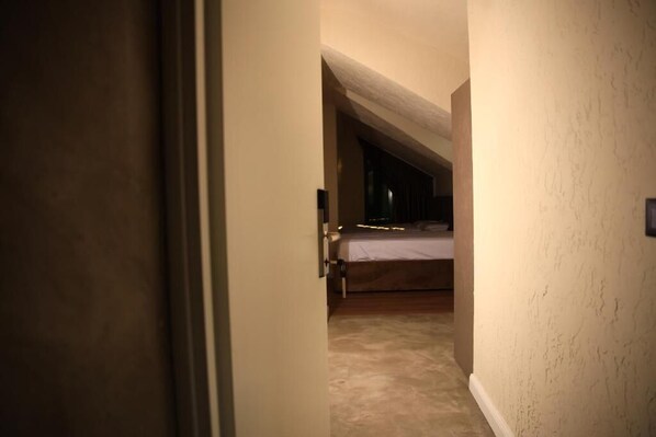 Tripla Deluxe, patio | Una scrivania, Wi-Fi gratuito, lenzuola