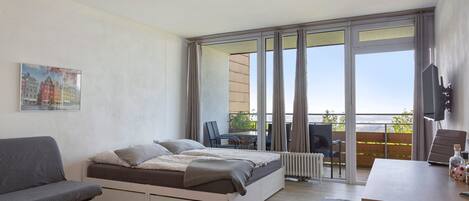 1 habitación y ropa de cama