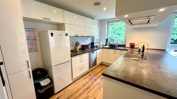 Kühlschrank, Ofen, Herdplatte, Geschirrspüler