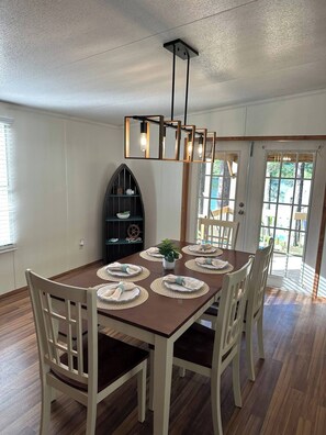 Dining - WATERFRONT with private dock ,boat ramp, paddle boats and Kayaks!!
Just Listed!! (Many)