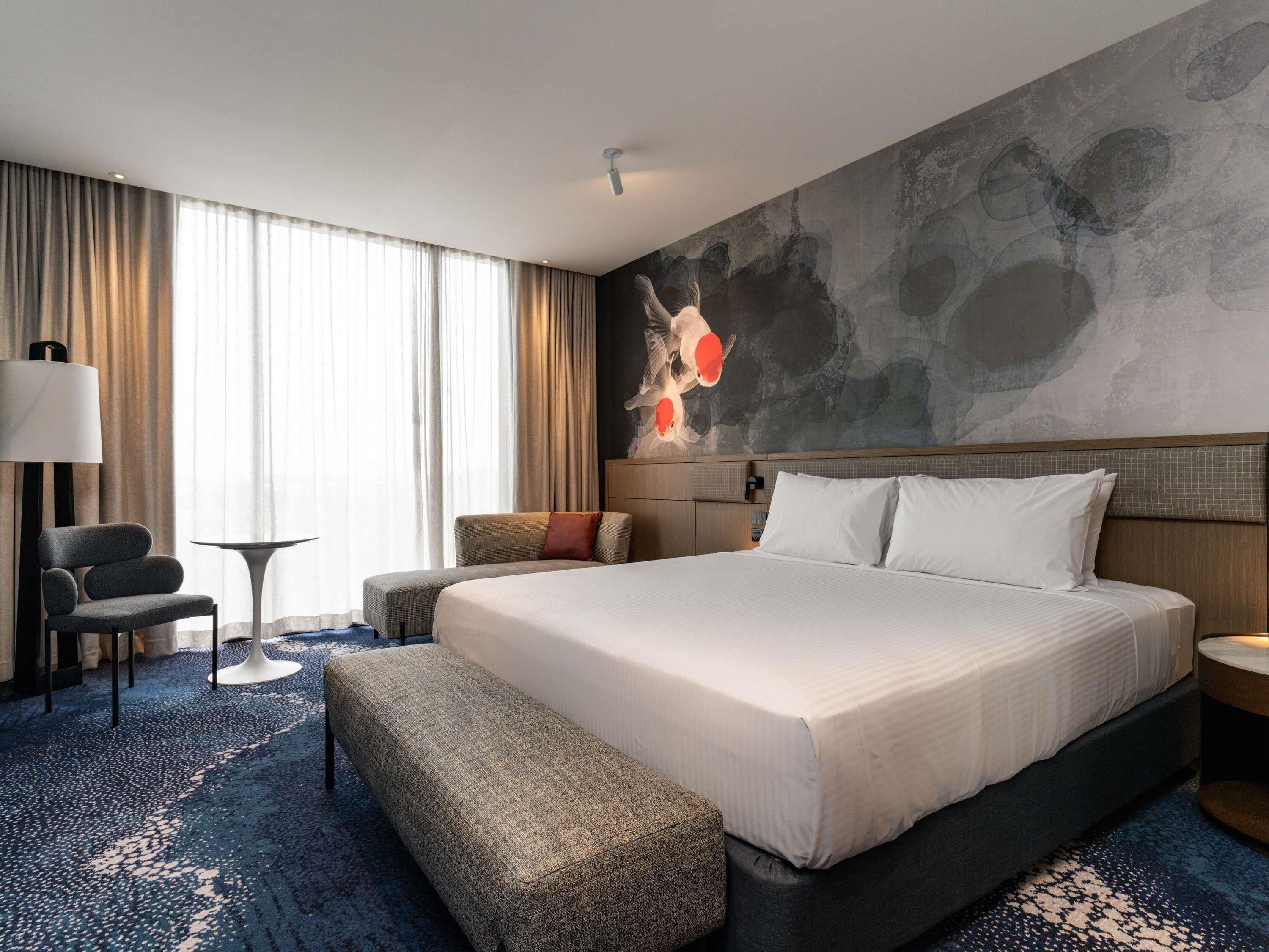 Rom – deluxe, 1 kingsize-seng | Italienske Frette-laken, sengetøy av topp kvalitet og memory foam-senger