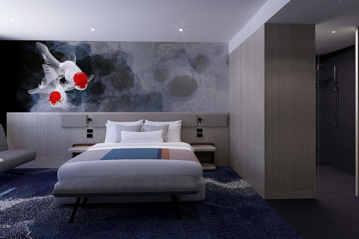 Chambre supérieure, 1 très grand lit | Draps italiens de Frette, literie de qualité