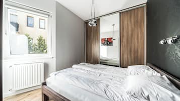 1 chambre, fer et planche Ă repasser, Wi-Fi, draps fournis