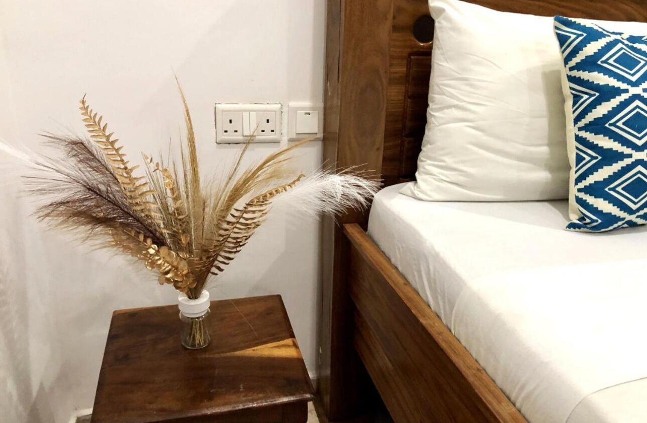 Apartemen Deluks, balkon, pemandangan kolam renang