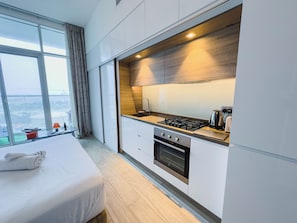 1 chambre, fer et planche à repasser, Wi-Fi, draps fournis