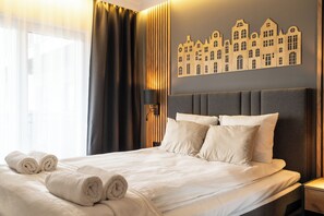 Literie hypoallergénique, fer et planche à repasser, Wi-Fi gratuit