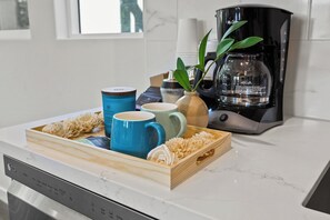 Kaffe och/eller kaffebryggare