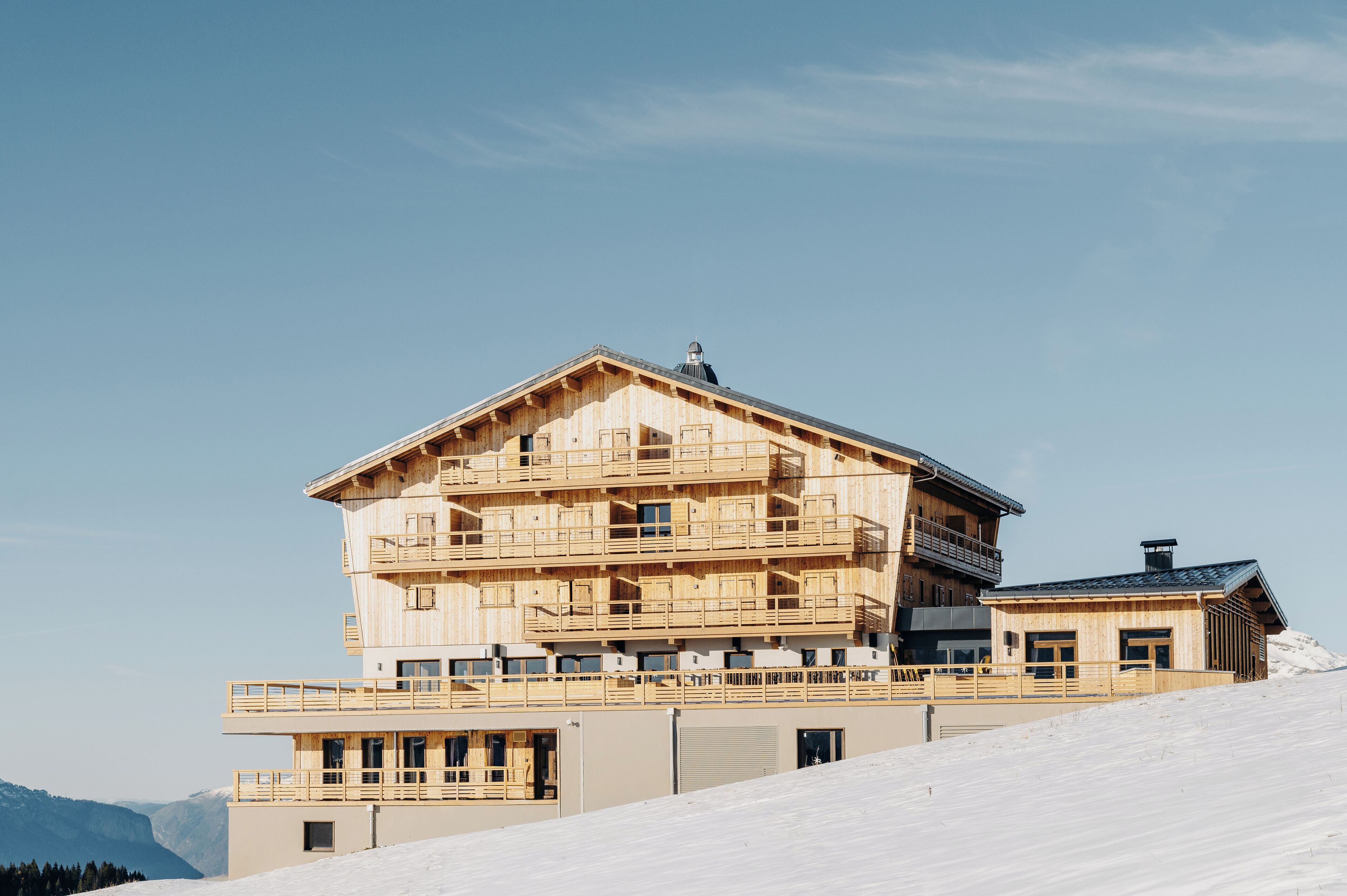 Voorkant van accommodatie