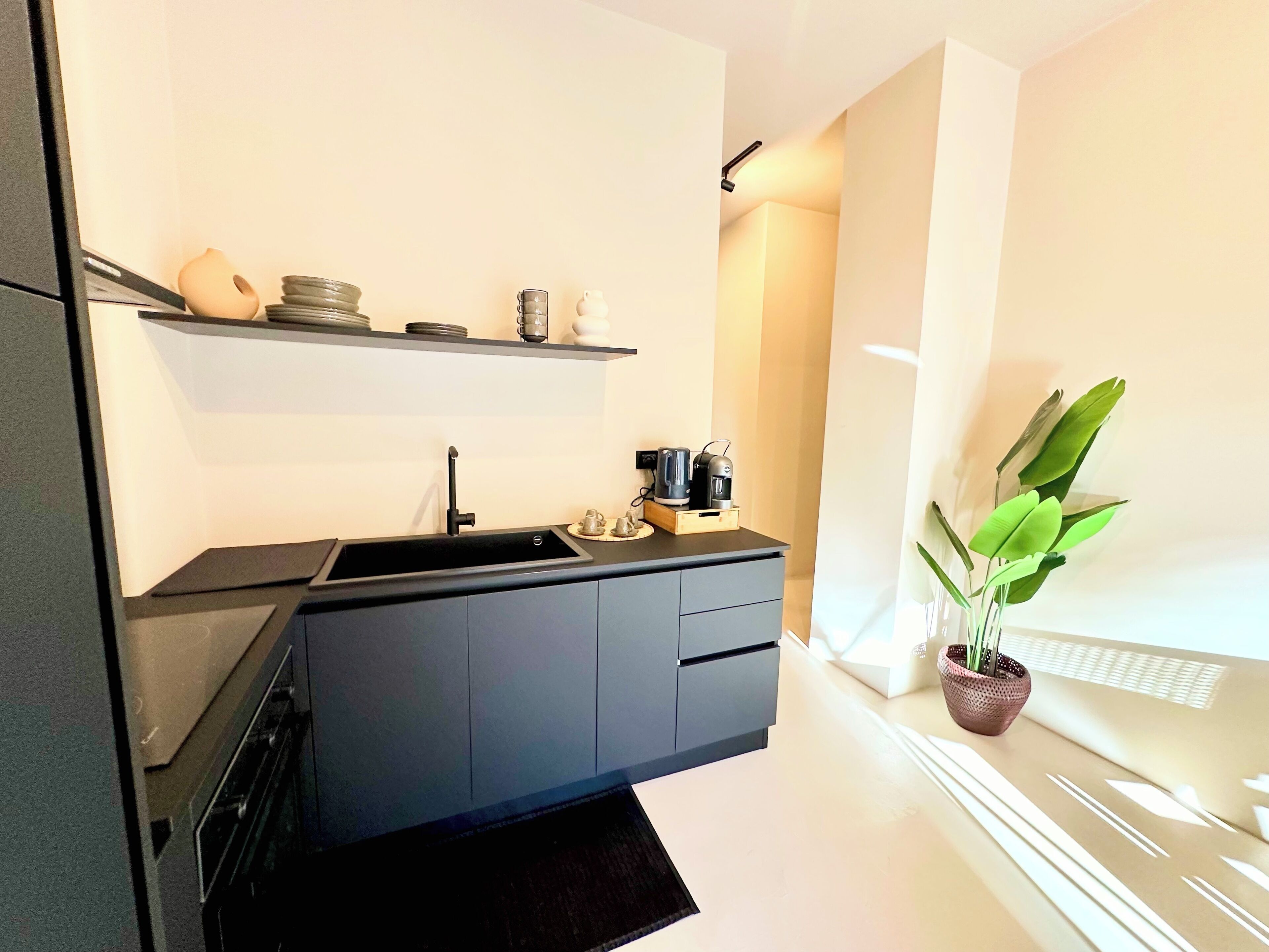 Appartamento familiare | Cucina privata | Frigorifero, macchina per caffè espresso