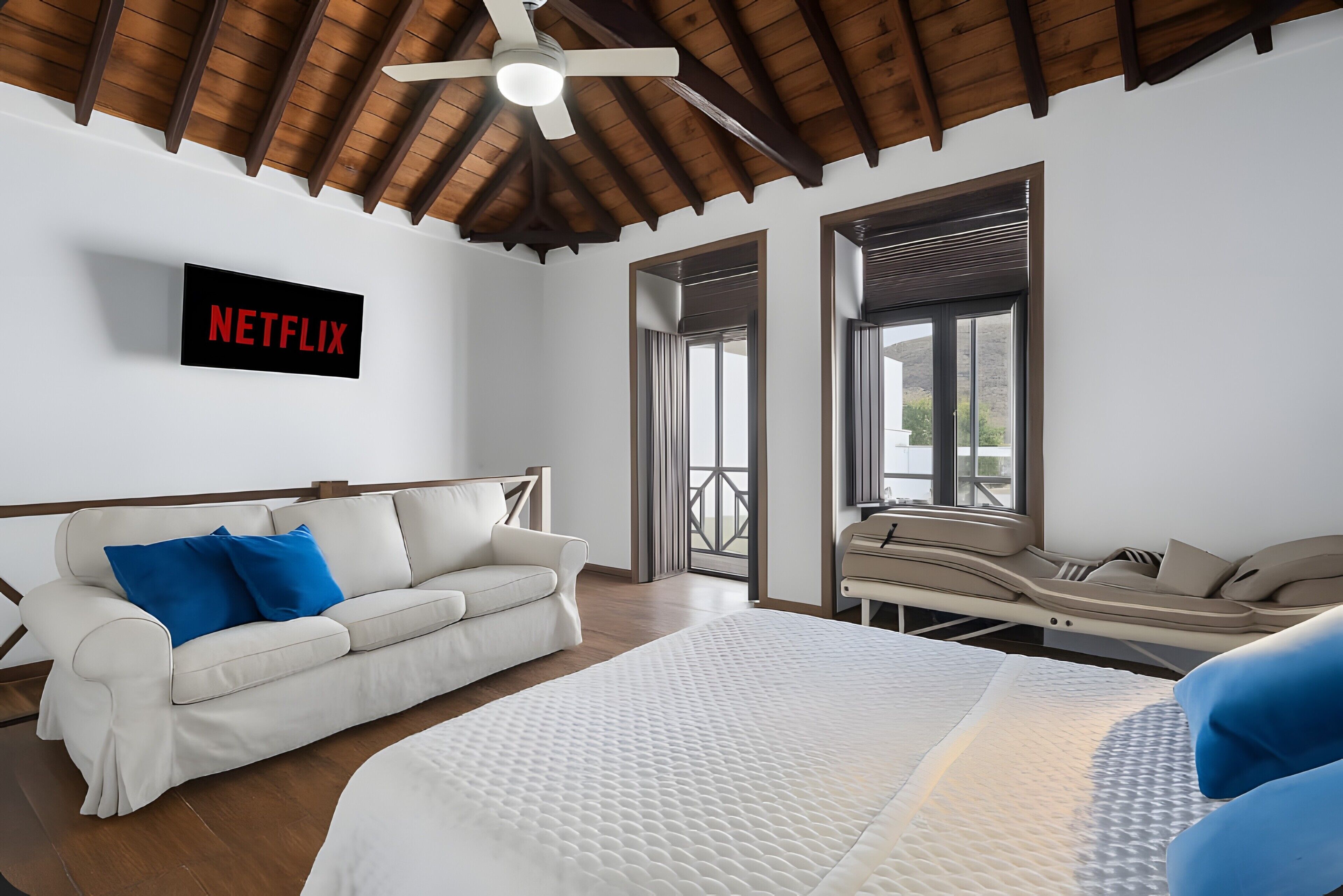 2 sovrum, strykjärn/strykbräda, wi-fi och sängkläder