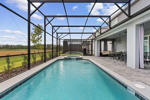 Una piscina climatizada