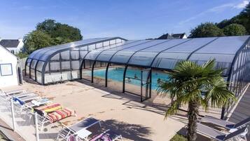 Indoor pool, seasonal outdoor pool