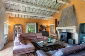 TV connectée, cheminée