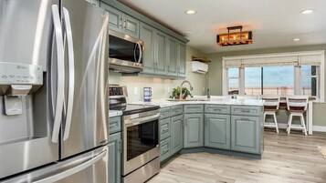 Microwave, oven, stovetop