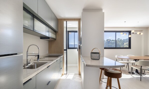Apartamento básico | Cozinha privada
