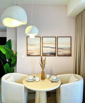 Dining - Elegant Coastal Retreat with Stunning Marina Views (Dubai)