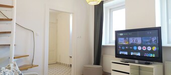 Duplex 2-bedroom apartment in enchanting Keszthely with AC, WiFi and balcony