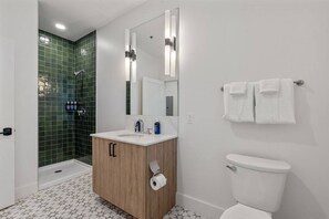 Hair dryer, towels