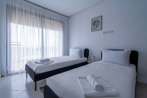 2 間睡房、熨斗/熨衫板、免費 Wi-Fi、床單