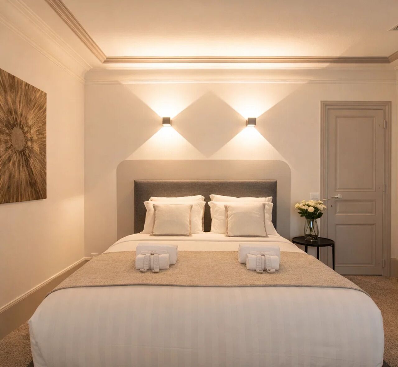 Deluxe-Apartment, Blick auf den Innenhof | Ausblick vom Zimmer