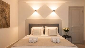 Deluxe-Apartment, Blick auf den Innenhof | Ausblick vom Zimmer