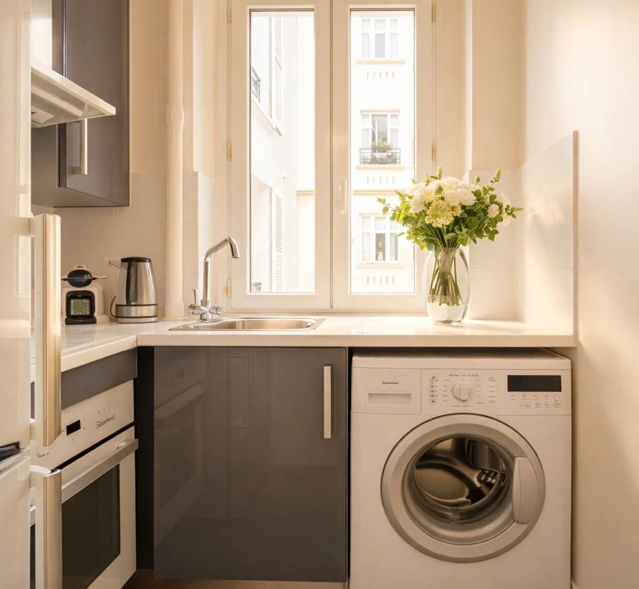 Leilighet – deluxe, bakgårdsutsikt | Eget kjøkken | Espressomaskin, vannkoker, brødrister og fryser