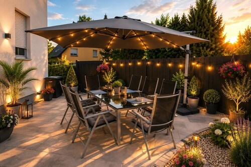Ferienhaus 'Bailey' mit privatem Garten, Balkon und WLAN