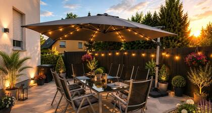 Ferienhaus 'Bailey' mit privatem Garten, Balkon und WLAN