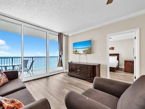 Condo, Multiple Beds (Majestic Beach Towers 1-2003) | Living area | TV - Majestic Beach Towers 1-2003 (Panama City Beach)