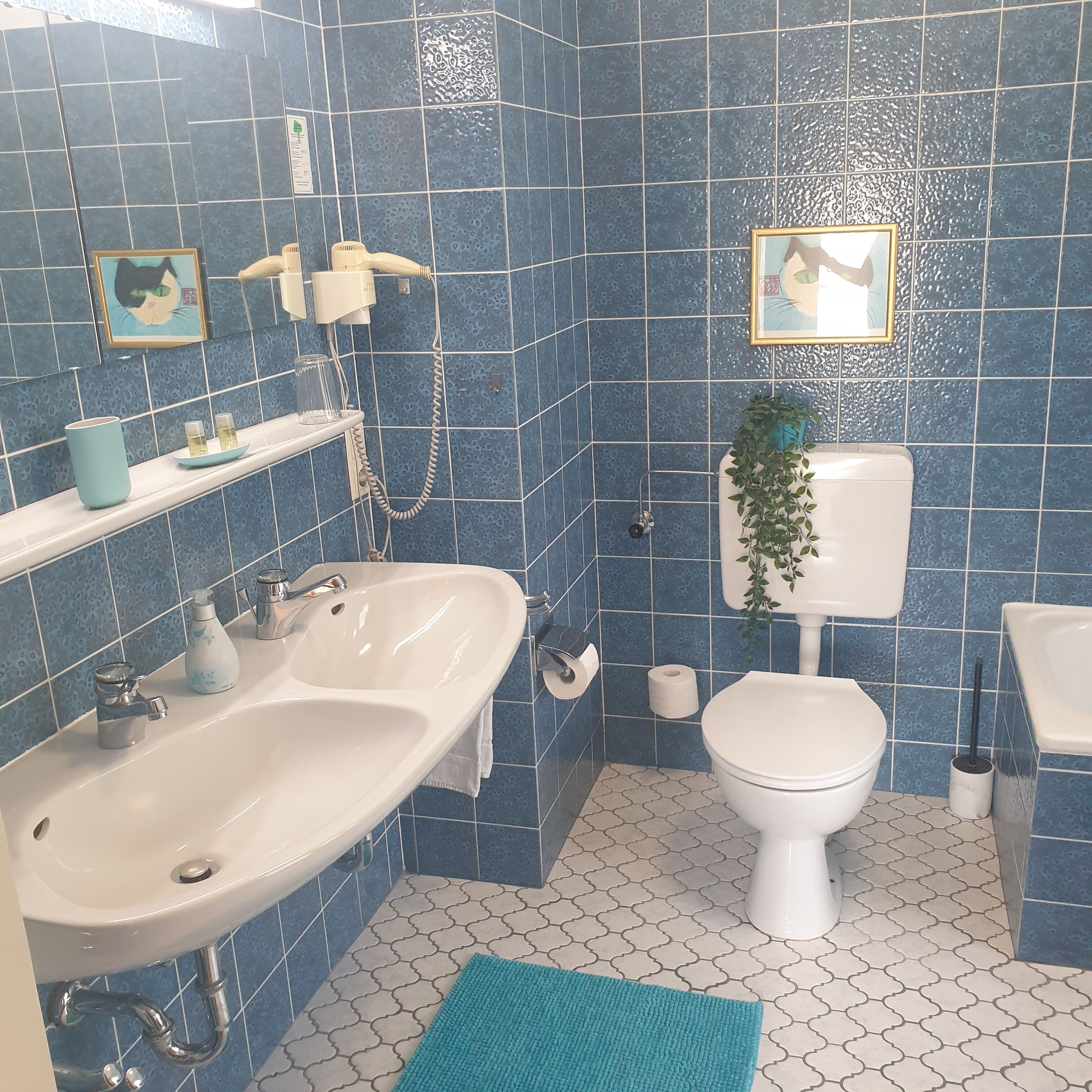 Chambre Double Standard, balcon | Salle de bain