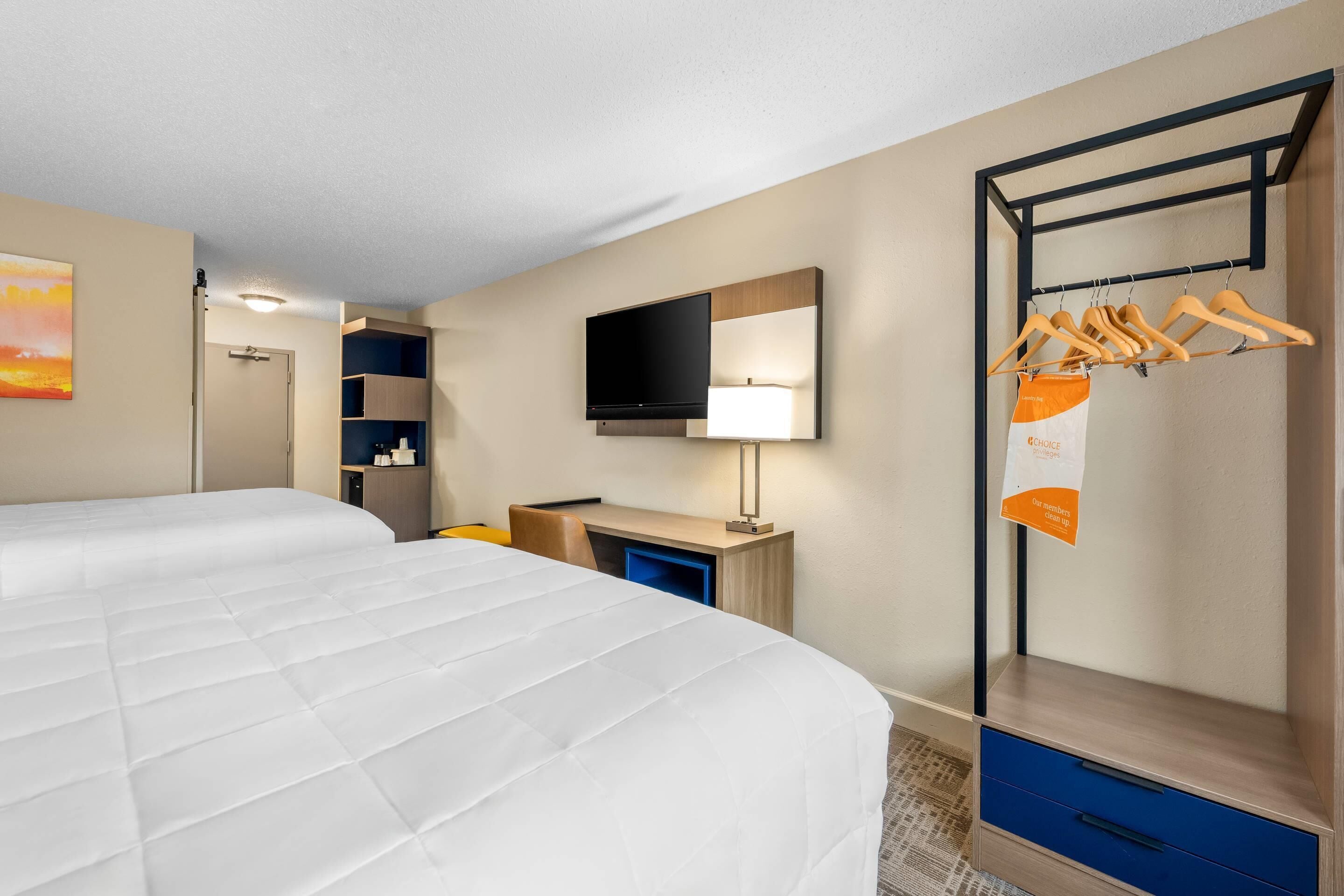 Standaard kamer, 2 queensize bedden, niet-roken | Gratis wifi