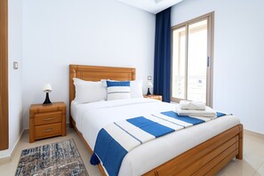 2 bedrooms, iron/ironing board, free WiFi, bed sheets