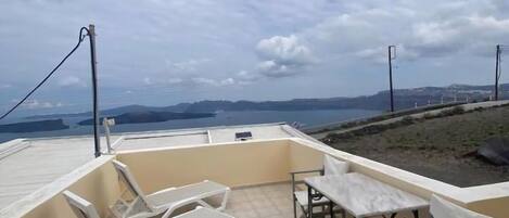 Departamento, balcón, vista al mar | Terraza o patio