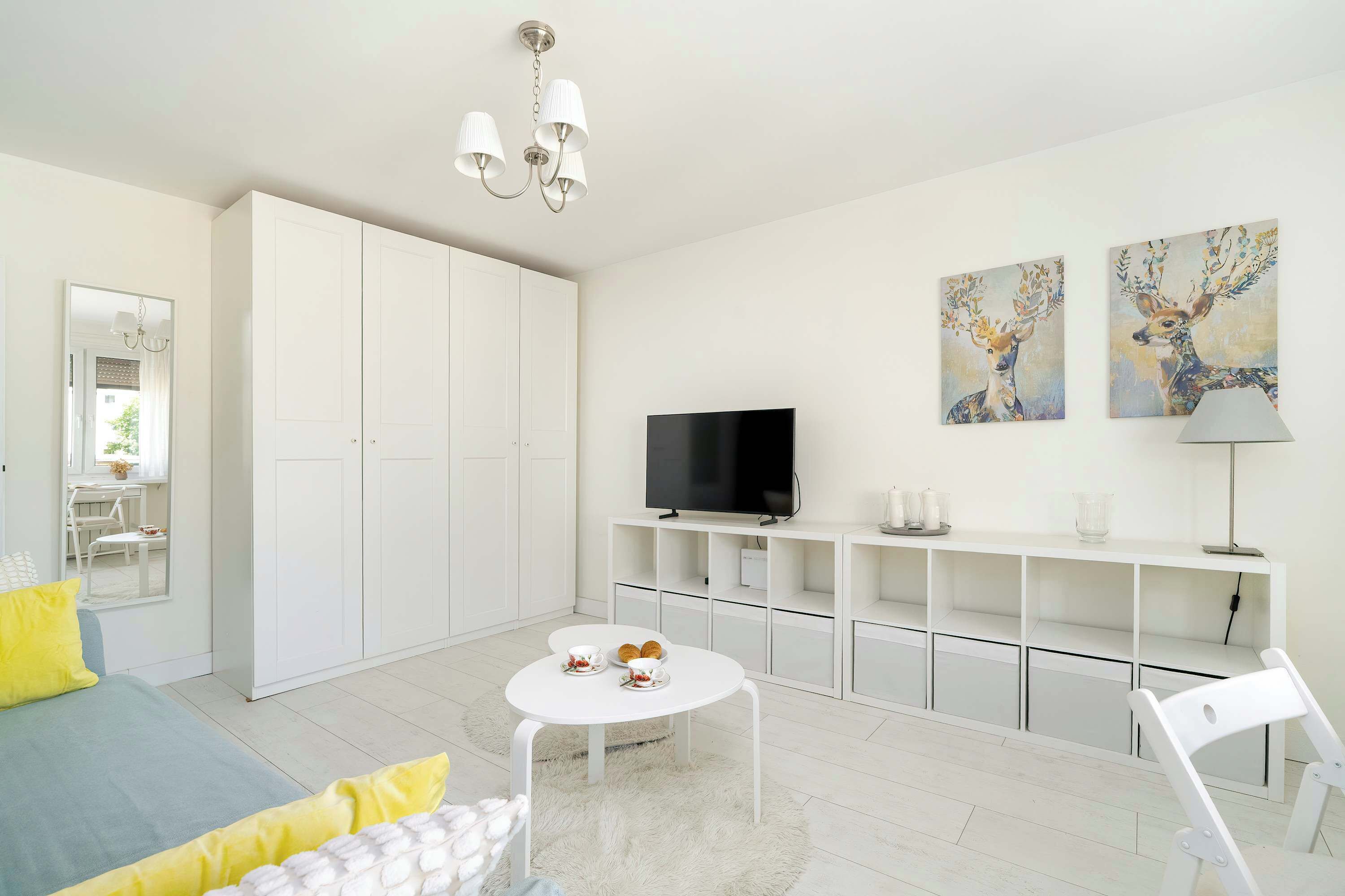 Desk, iron/ironing board, travel crib, WiFi