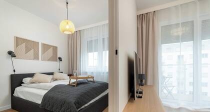 Stylish Apartment with Balcony | Close to Malta Lake