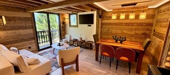 CHALET LILOU, small renovated chalet facing the slopes