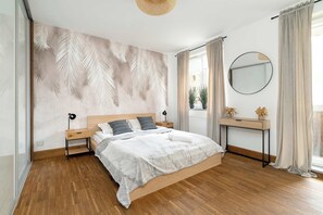 1 chambre, fer et planche à repasser, Wi-Fi, literie fournie