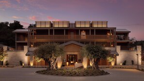 Front of property - evening/night