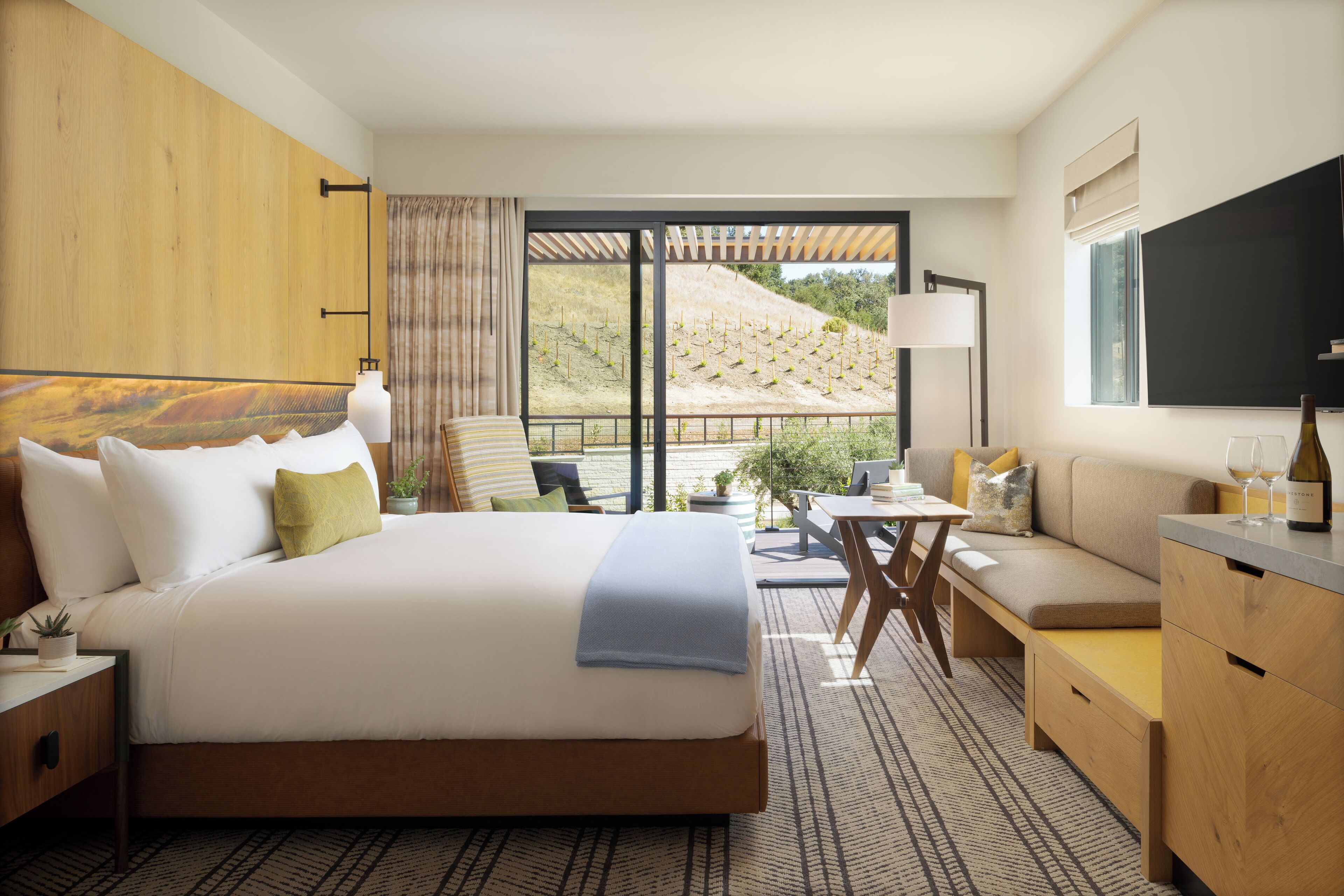 Egyptian cotton sheets, premium bedding, Tempur-Pedic beds, in-room safe