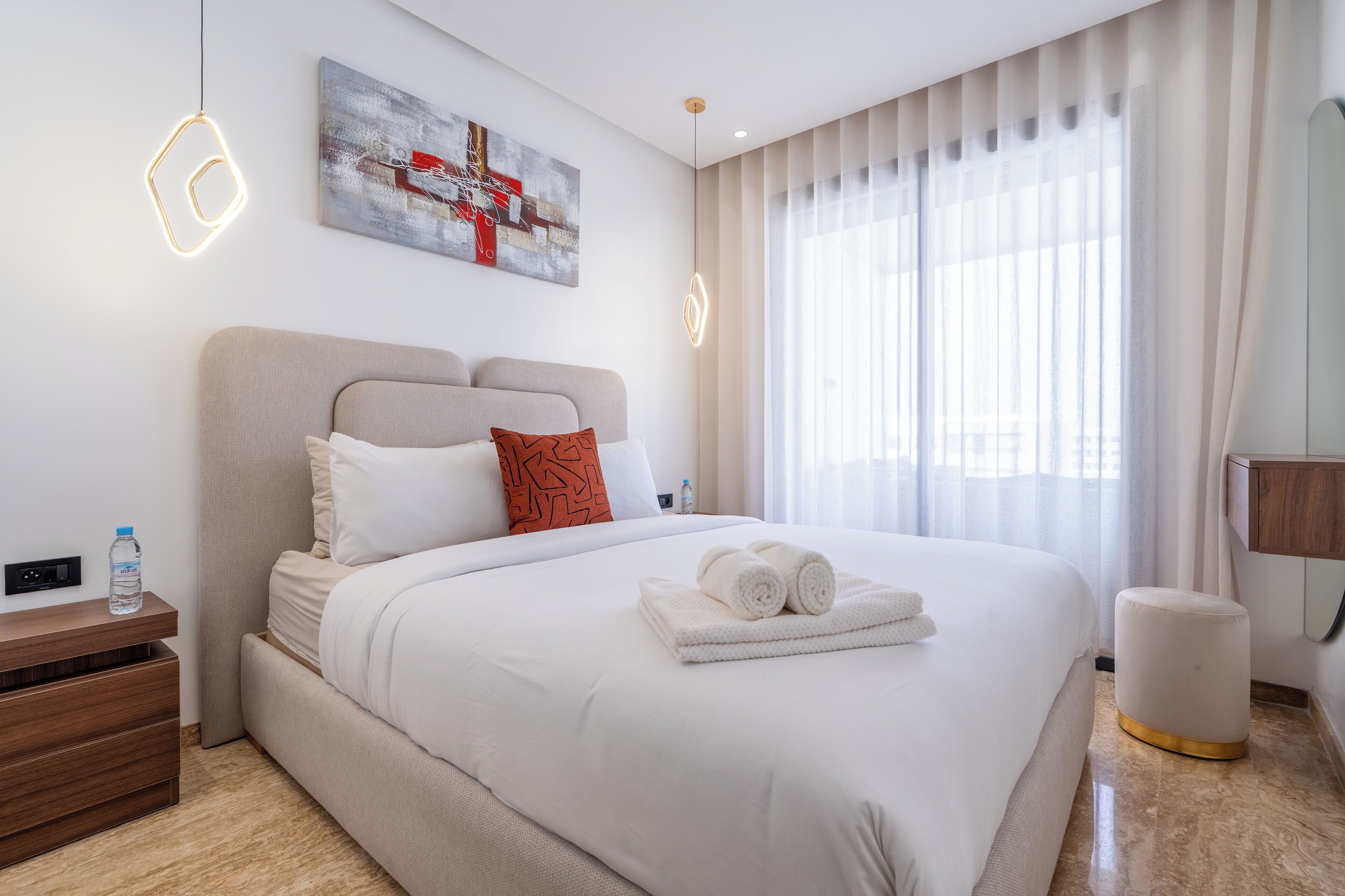 2 bedrooms, iron/ironing board, free WiFi, bed sheets