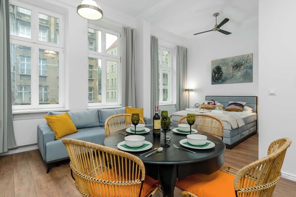 Iron/ironing board, WiFi, bed sheets - Matejki 61 | Cozy Studio in Poznań | Near MTP (Poznań)