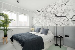 Desk, iron/ironing board, WiFi, bed sheets - Lwowska 4D | Modern Apartment | Remote Work (Poznań)