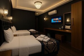 Deluxe Double or Twin Room, City View | Premium bedding, down comforters, Select Comfort beds, minibar - HOPE FULL ANEX HOTEL (Istanbul)