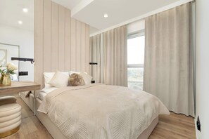 1 bedroom, iron/ironing board, travel crib, WiFi