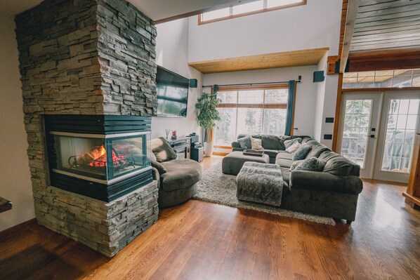 Chalet, Balcony, Mountain View | Living area | Flat-screen TV - Snow Reason by Okanagan Premier (Beaverdell)