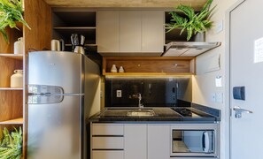 Private kitchen - Nwts - Studios in Building With Sea View (Maceió)