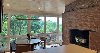 Centrally Located Bright Family Home with Peaceful Natural Views and Central A/C